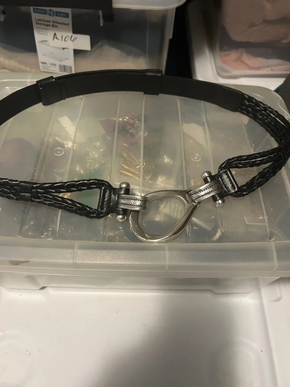 Elegant Black and Silver Women's Accessory